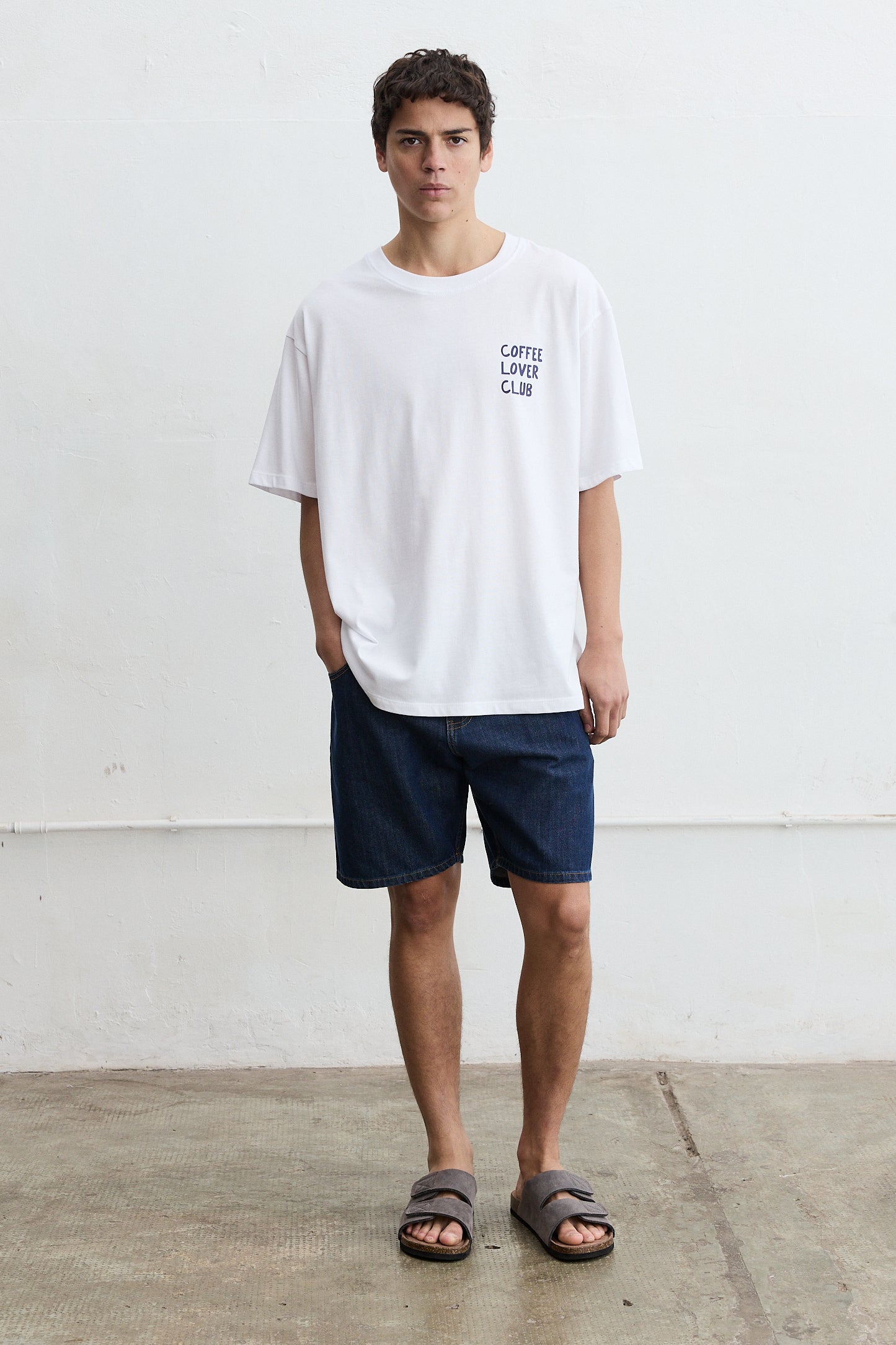 Remera oversize estampada Biel Coffe Lover