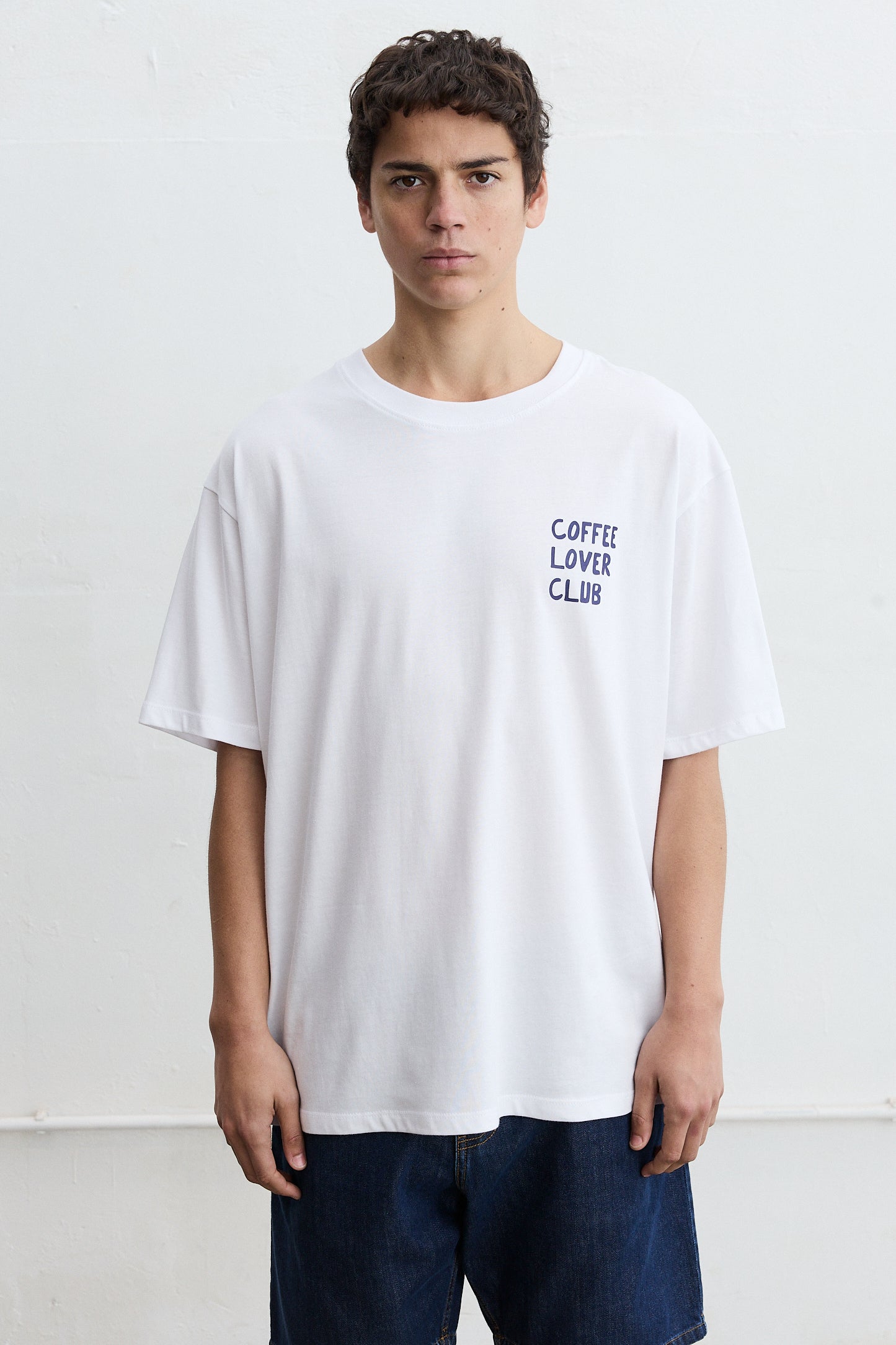 Remera oversize estampada Biel Coffe Lover