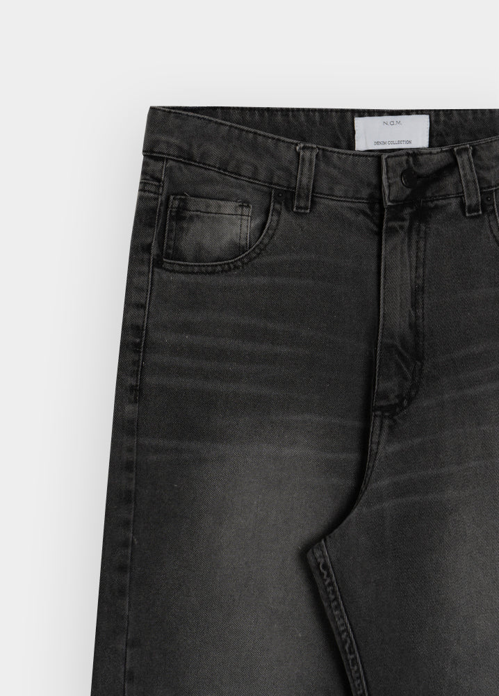 Jean straight Avenio Negro