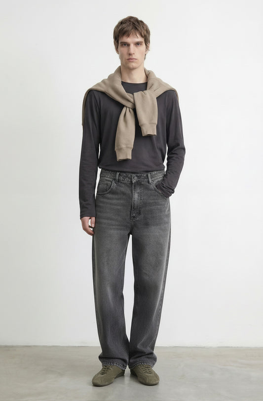 Jean Baggy Gijón Gris