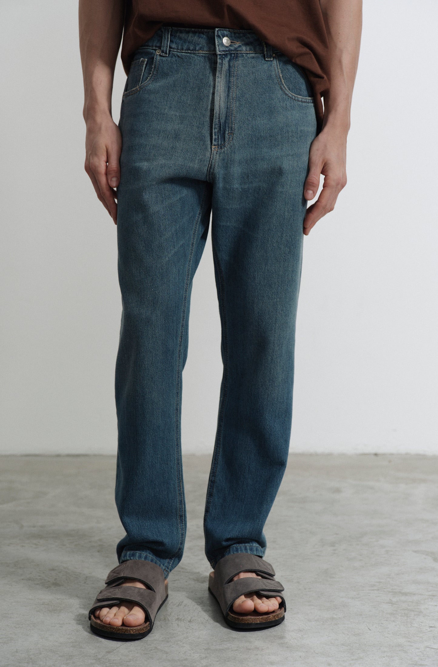 Jean straight Avenio Azul