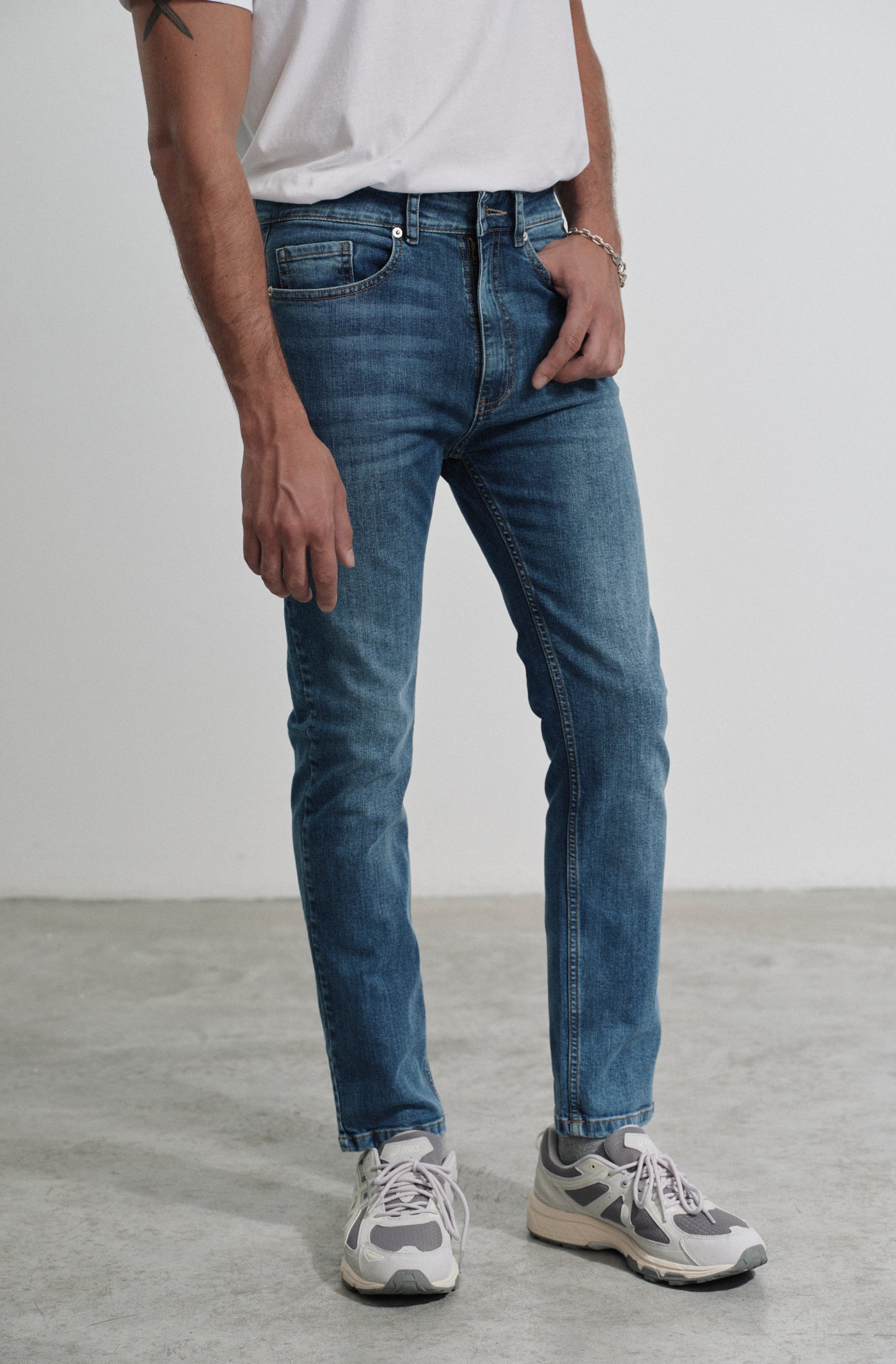 Jean slim Praga Azul