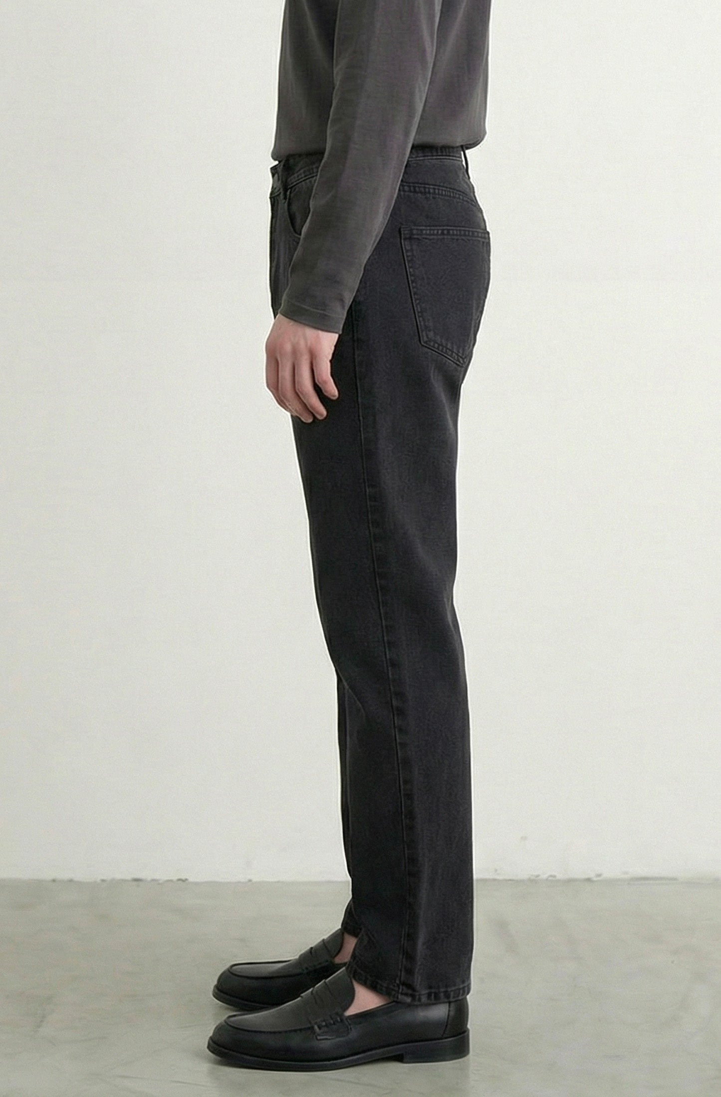 Jean straight Avenio Negro