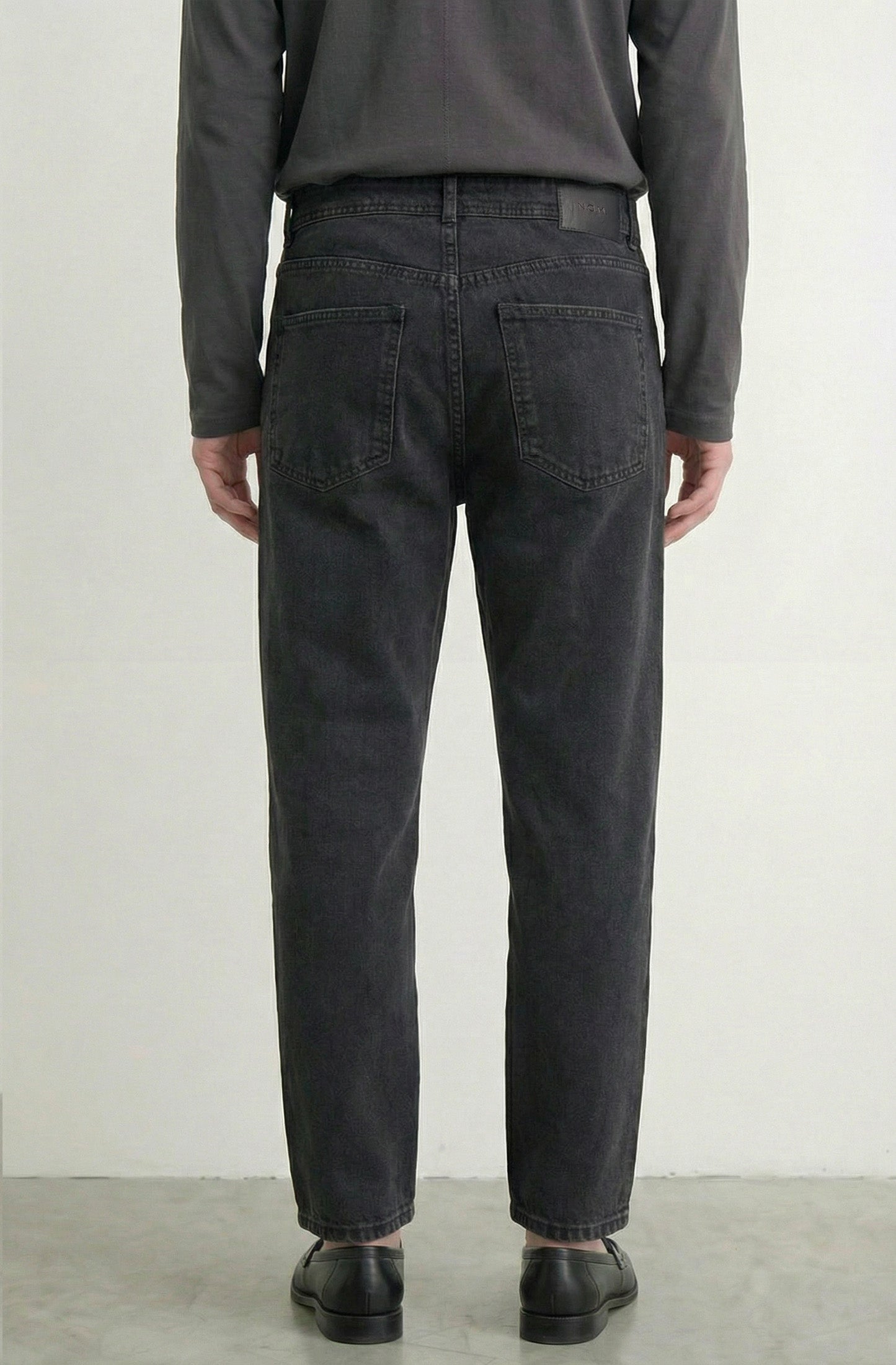 Jean straight Avenio Negro