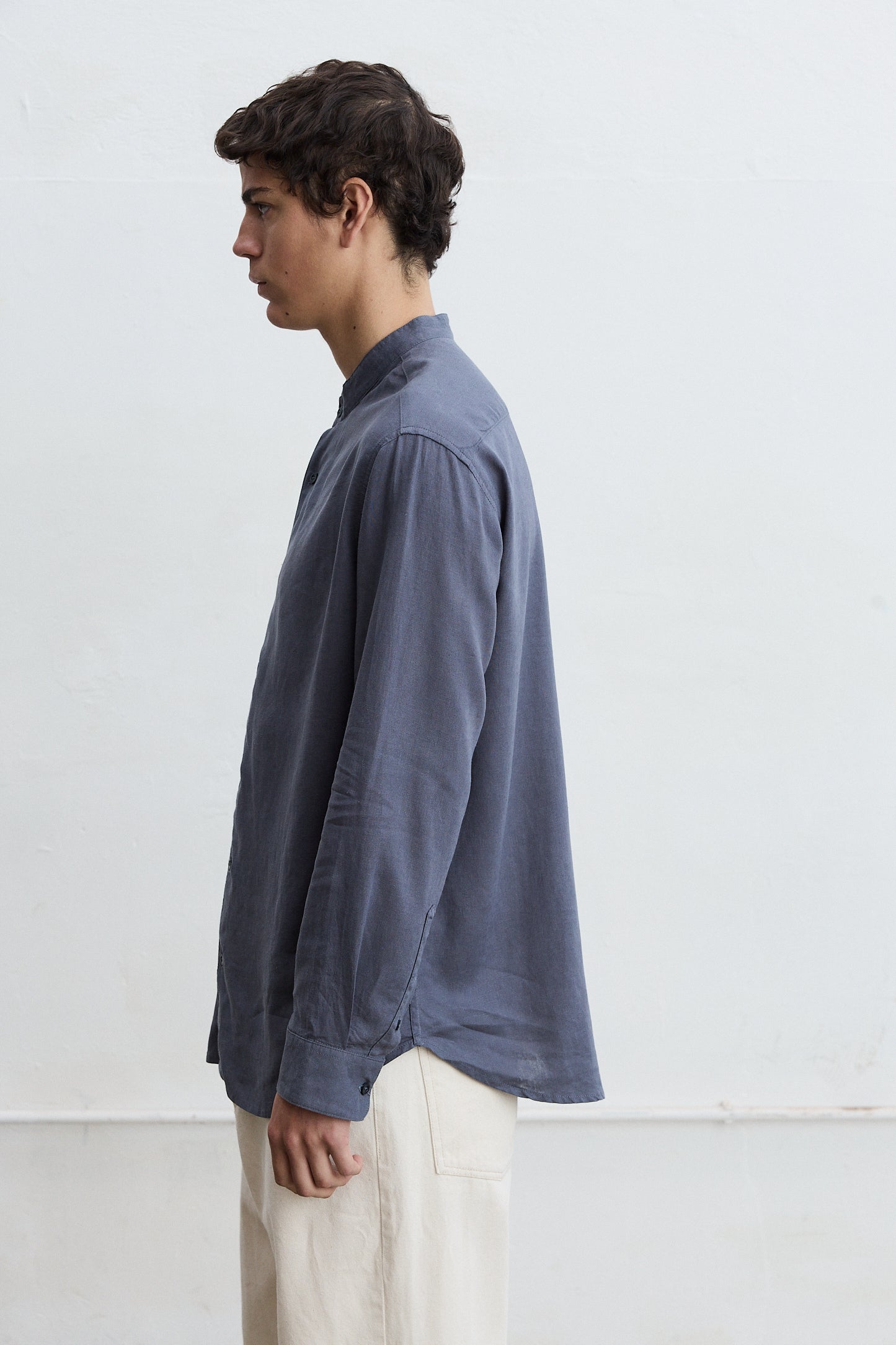 Camisa cuello mao Danubio