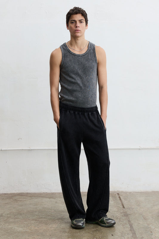 Jogger wide leg lavado Riga