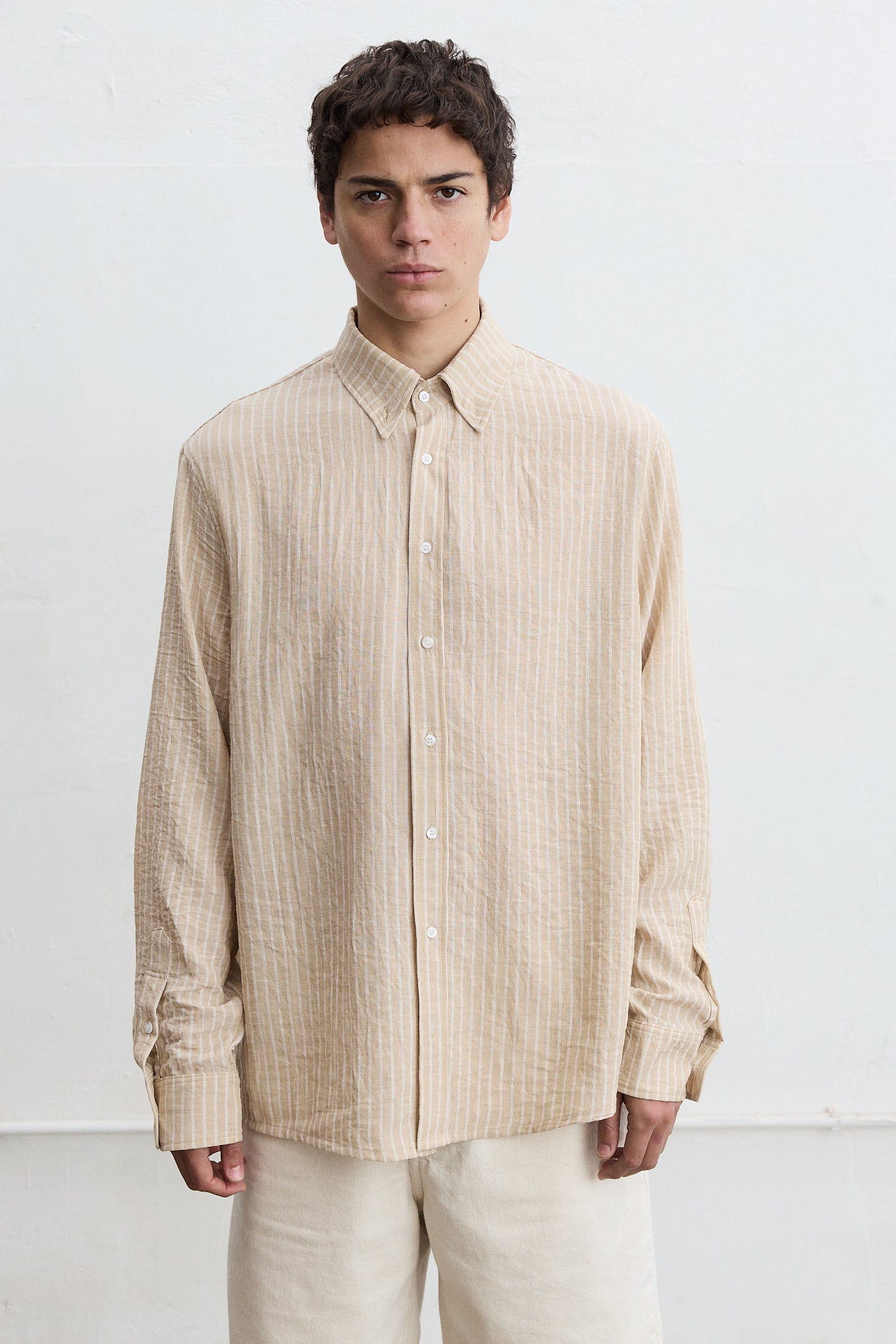 Camisa cuello solapa  Aliso