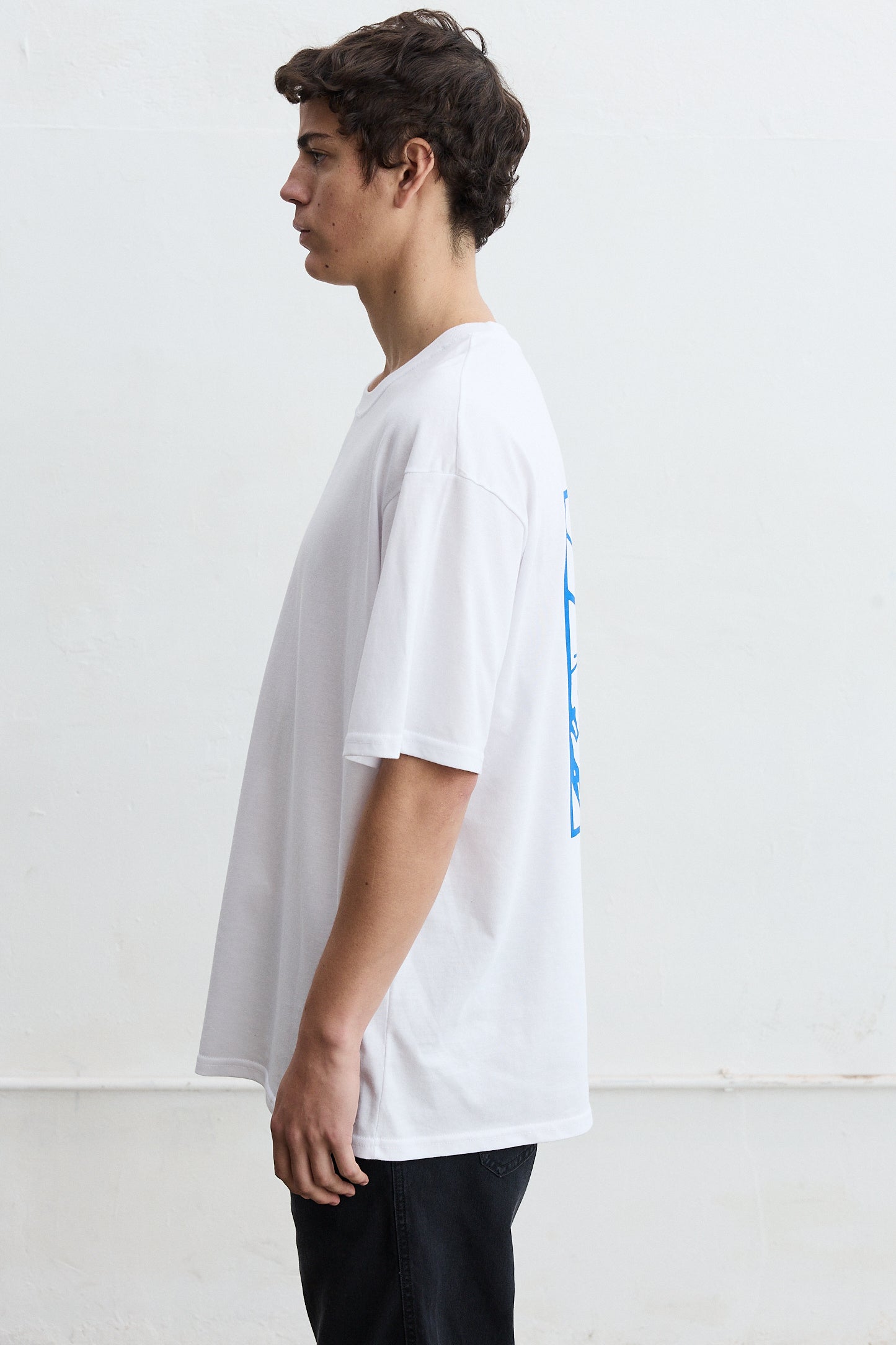 Remera oversize estampada Biel Discos