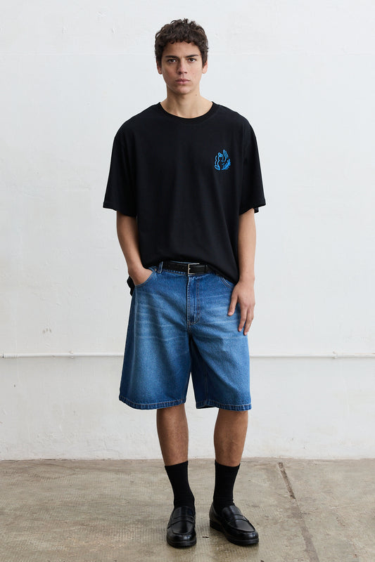 Remera oversize estampada Biel Aura