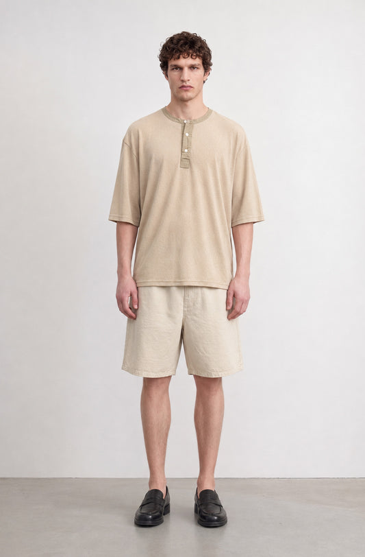 Bermuda Straight Sándalo beige