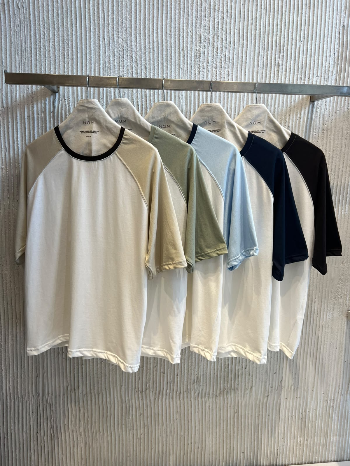 Remera Manga Ranglan combinada Fraser